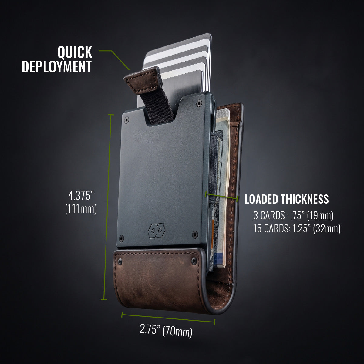 Custom Engraved PROOF Bifold Wallet | Upload an Image or Add Text