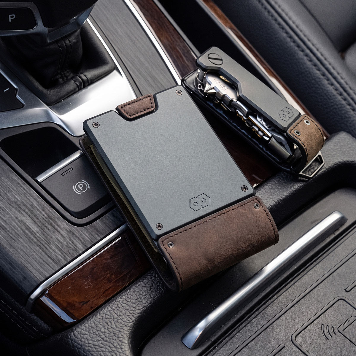 PROOF Bifold Wallet | The Founder | Top Grain Bomber Leather & Dark Gunmetal
