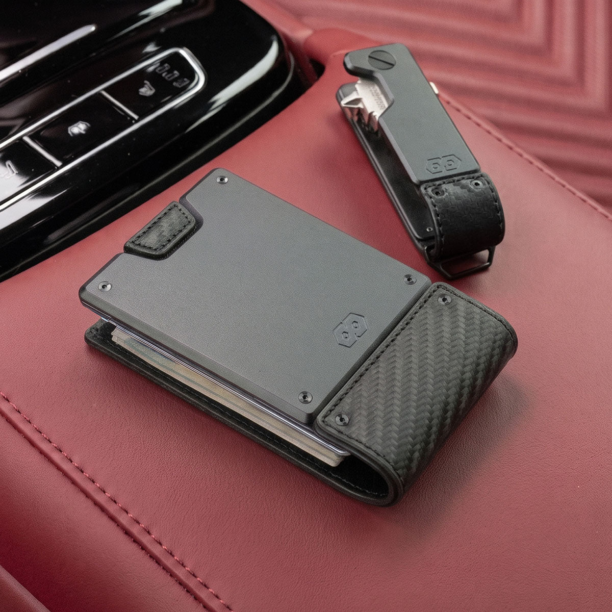 PROOF Bifold Wallet | The Oracle | Black Carbon Fiber & Dark Gunmetal