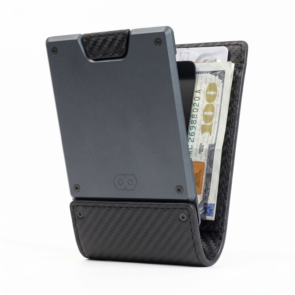 PROOF Bifold Wallet | The Oracle | Black Carbon Fiber & Dark Gunmetal
