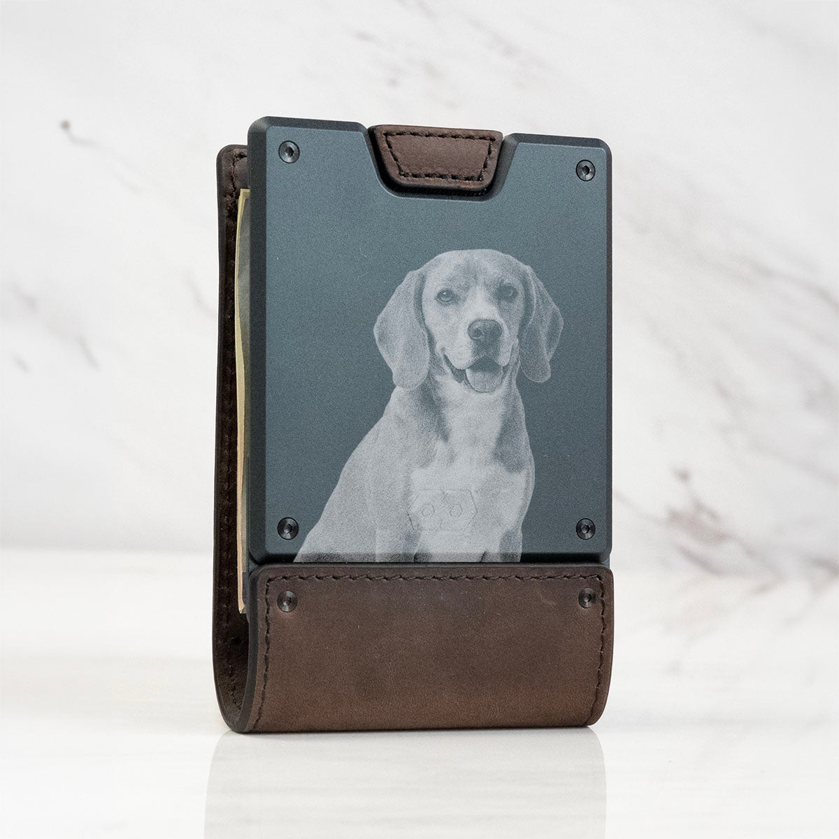 Custom Engraved PROOF Bifold Wallet | Upload an Image or Add Text