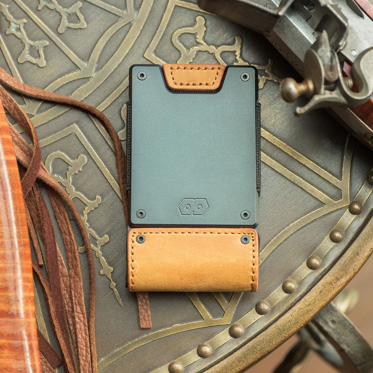 PROOF Wallet | The Executive | Tobacco Top Grain Leather & Dark Gunmetal