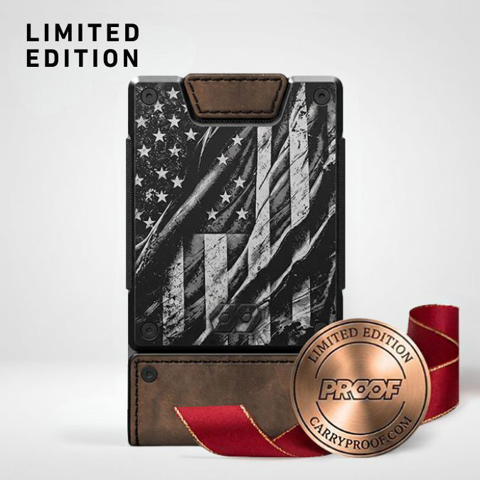 Limited Edition | Engraved American Flag PROOF Wallets