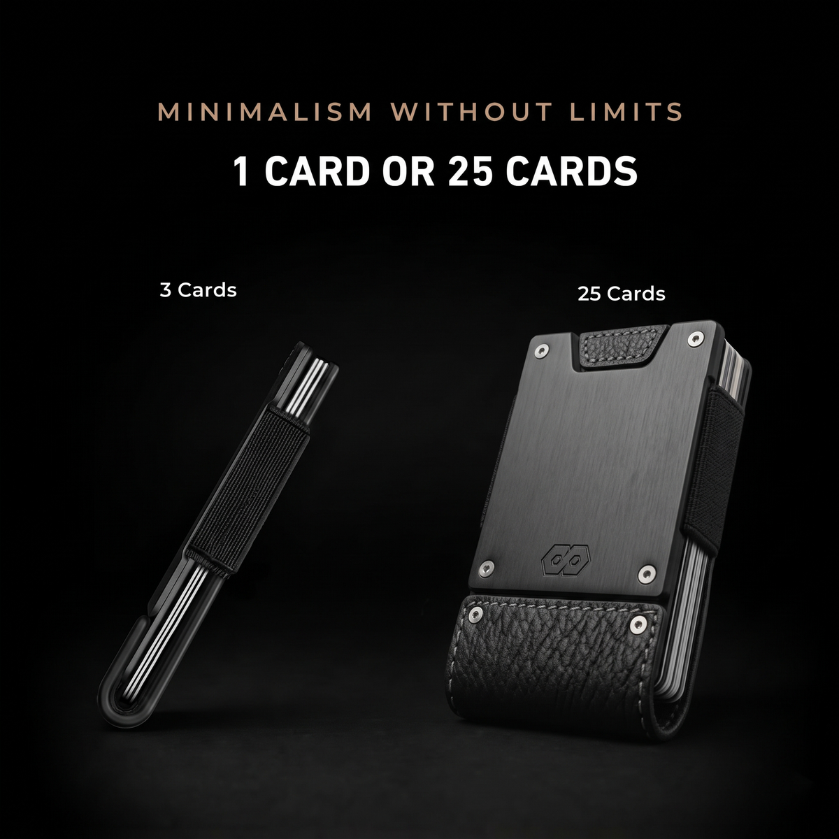 PROOF Wallet | The Blackwater | Shark Leather | Titanium Plate