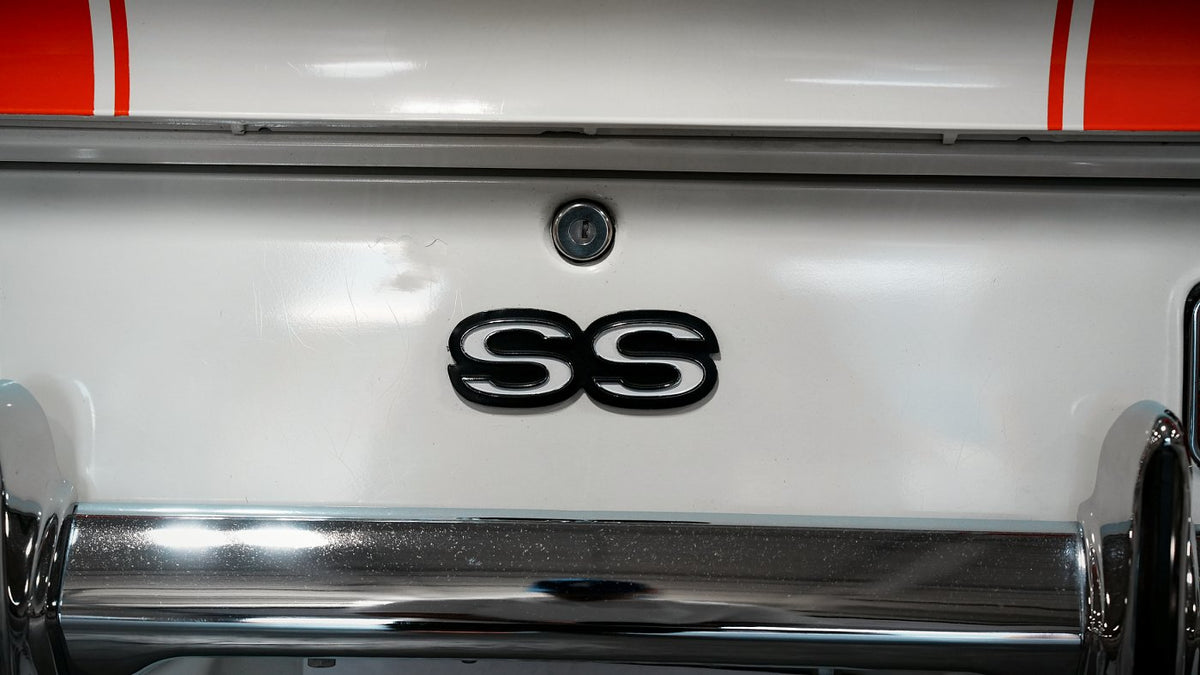 SS badge on the Camaro Z10 rear panel