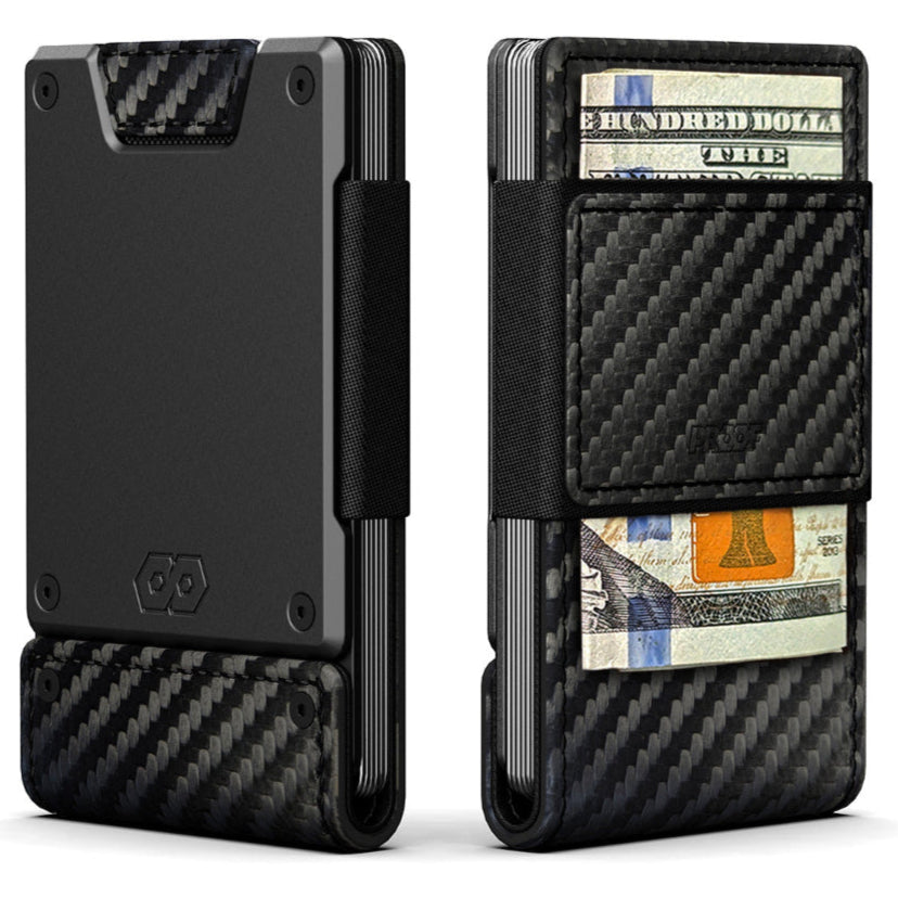 PROOF Wallet | The Oracle | Black Carbon Fiber & Dark Gunmetal