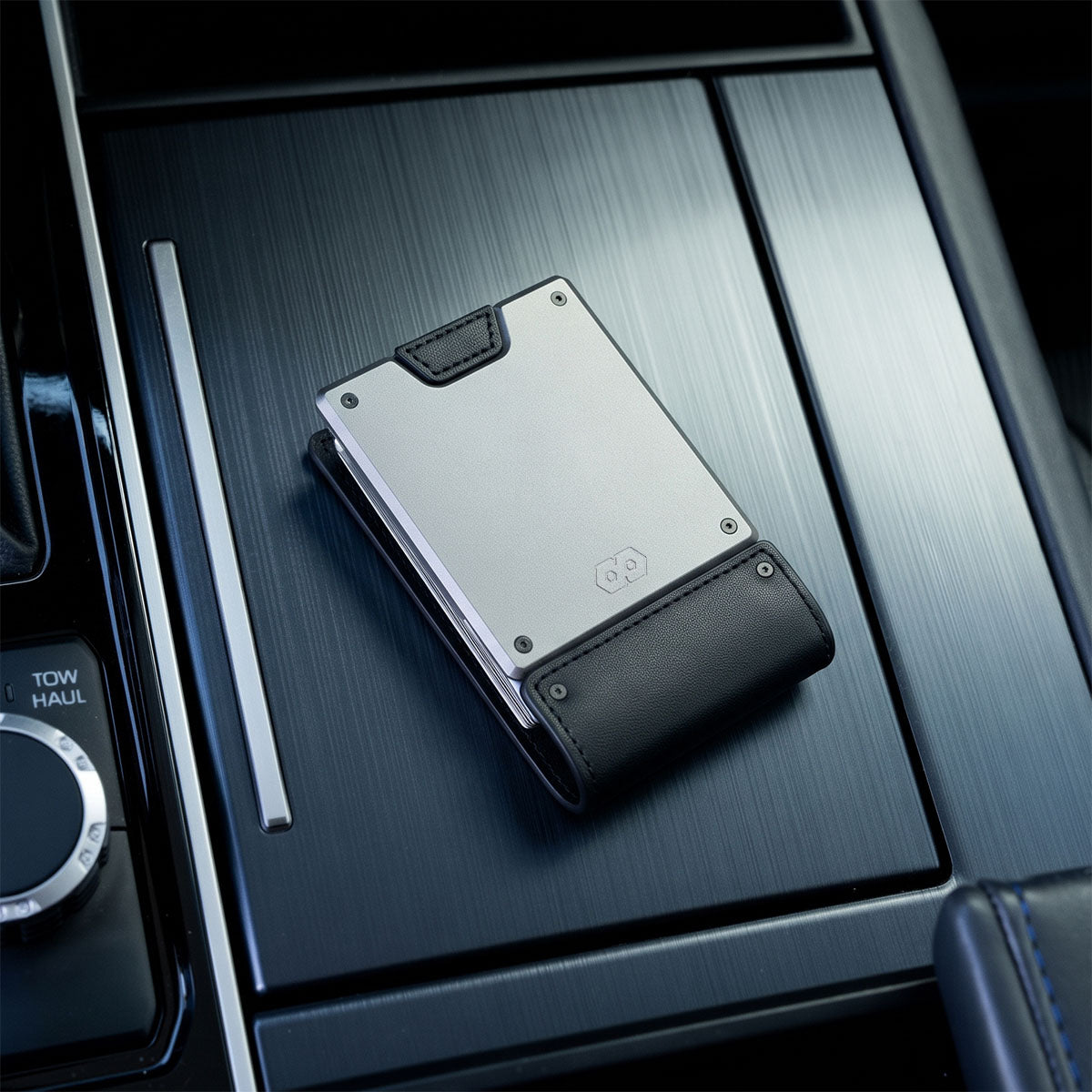 PROOF Bifold Wallet | The Apex | Matte Black Full Grain Leather & Satin Gunmetal