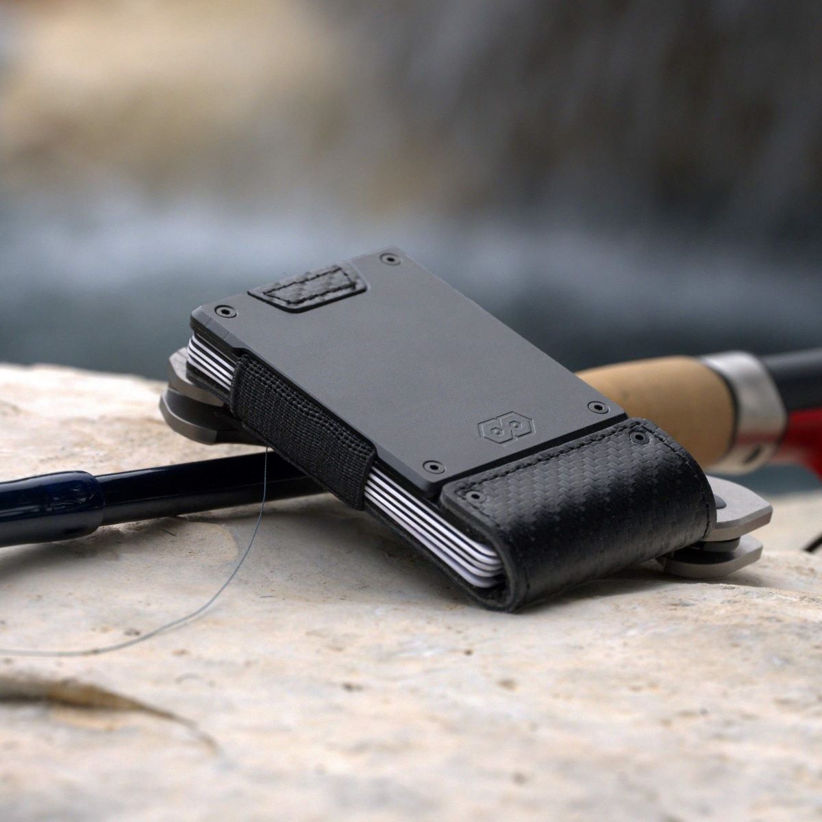 PROOF Wallet | The Oracle | Black Carbon Fiber & Dark Gunmetal