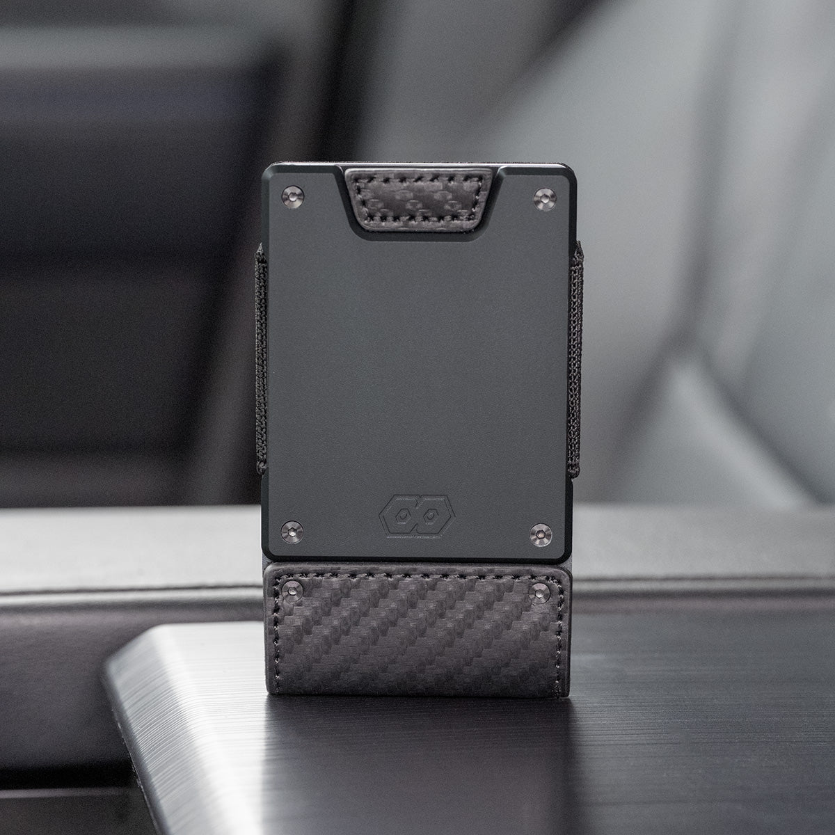 PROOF Wallet | The Oracle | Black Carbon Fiber & Dark Gunmetal