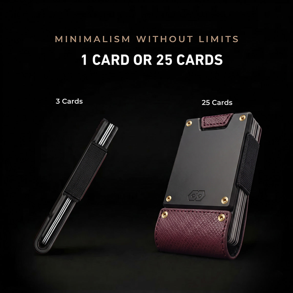 PROOF Wallet | The Reserve | Top Grain Oxblood Leather & Dark Gunmetal