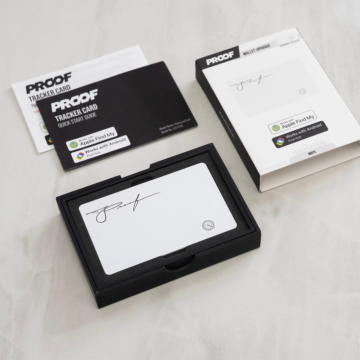 PROOF Tracker Card
