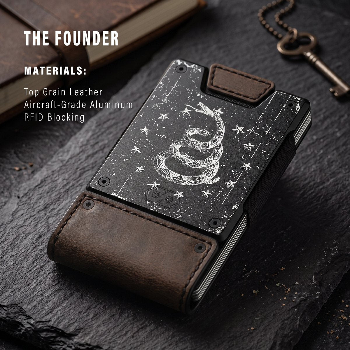 Limited Edition | Gadsden Flag Wallet | Carry PROOF