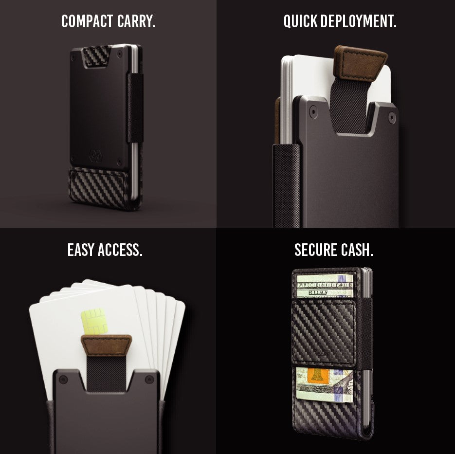 PROOF Wallet | The Everglade | Alligator Leather & Dark Gunmetal